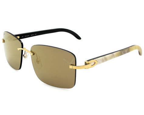 cheap cartier buffalo horn sunglasses|cartier genuine horn 140.